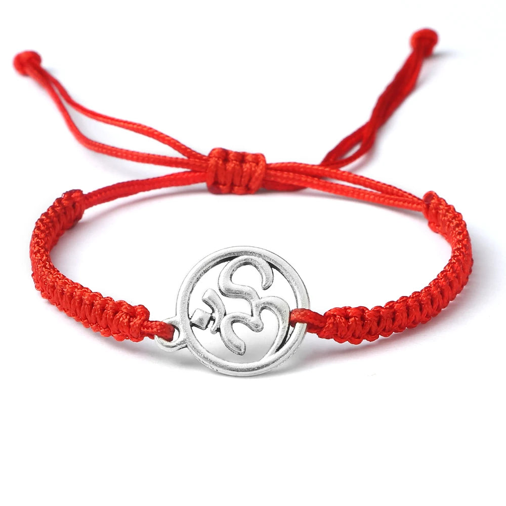 Om Leder Armband