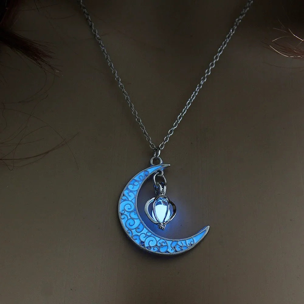 Mond Kette Glow-in-the-Dark