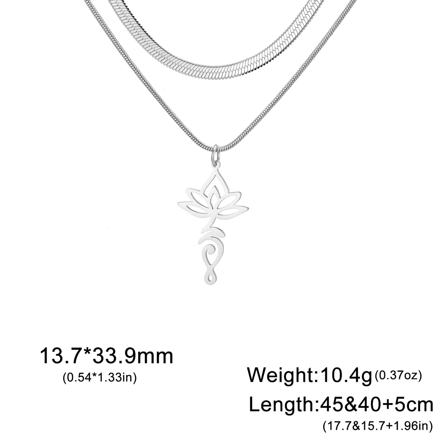 Lotus Om Kette