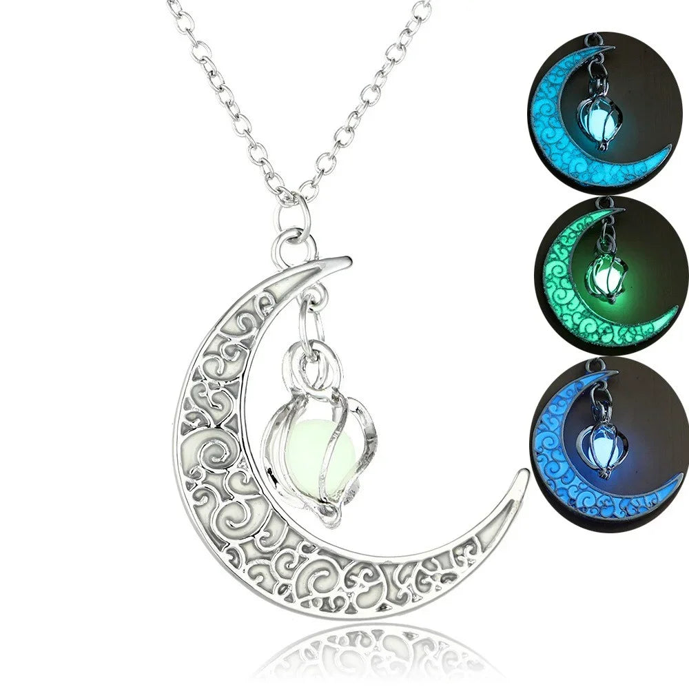 Mond Kette Glow-in-the-Dark