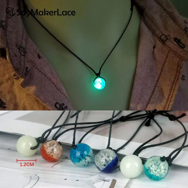 Glow Necklace Planet