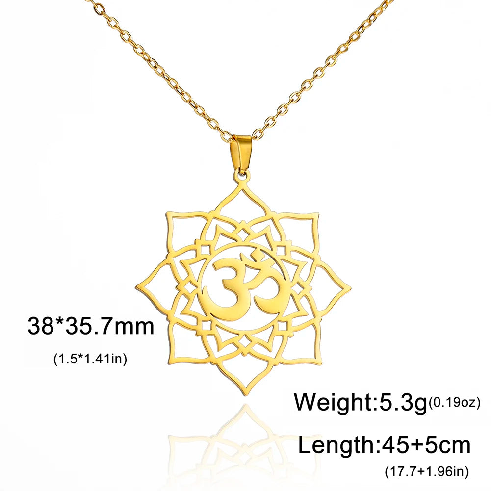 Lotus Om Kette