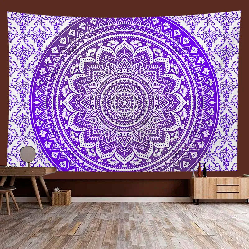 Mandala Wandtuch Floral