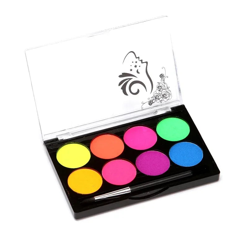 UV Bodypaint Kit 8 Farben