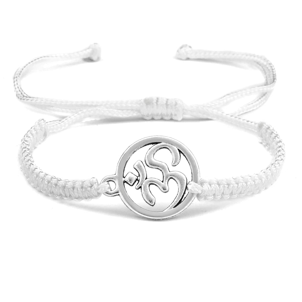 Om Leder Armband