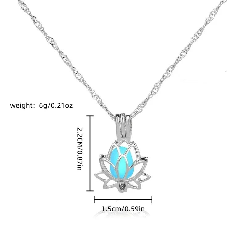 Lotus Glow in the Dark Kette