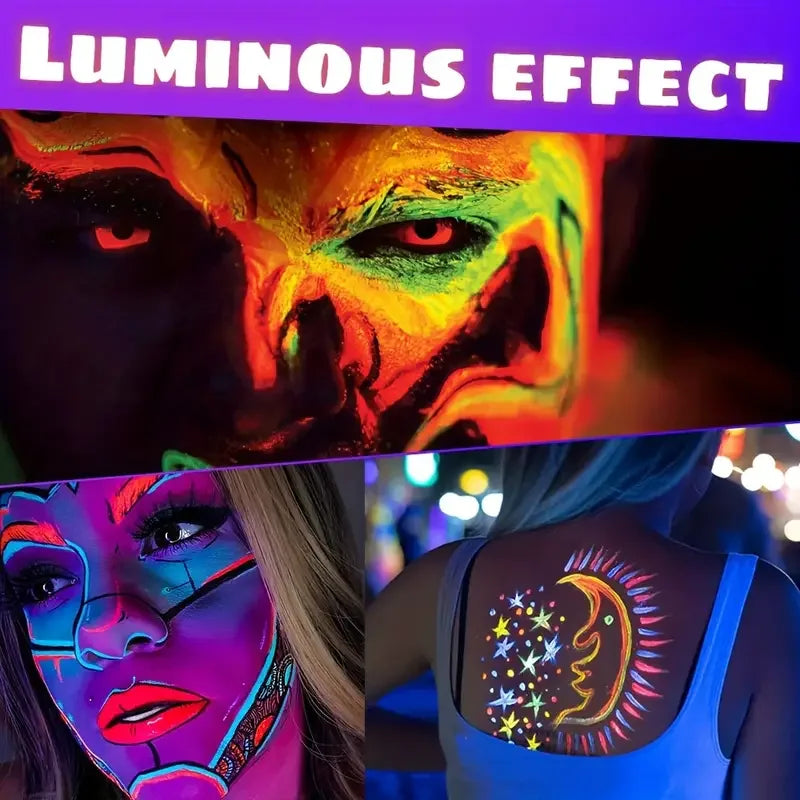 UV Bodypaint Liquid 6 Farben
