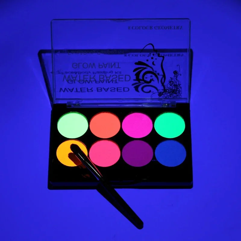 UV Bodypaint Kit 8 Farben