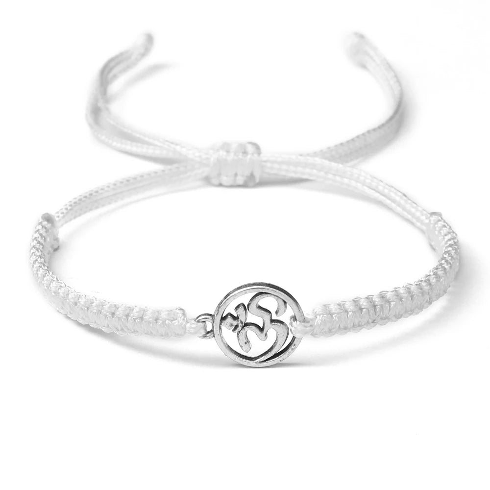 Om Leder Armband