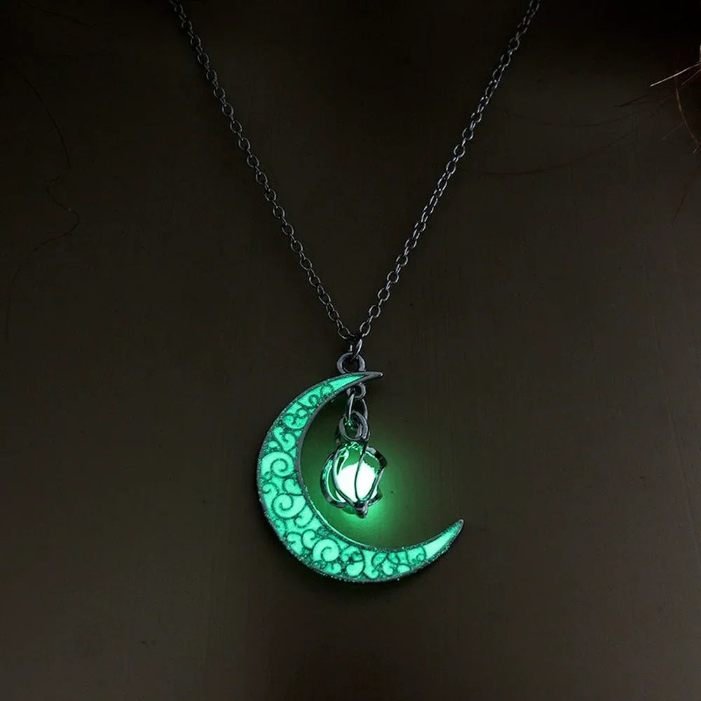 Mond Kette Glow-in-the-Dark