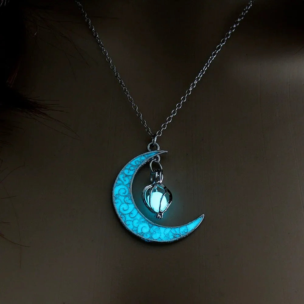 Mond Kette Glow-in-the-Dark