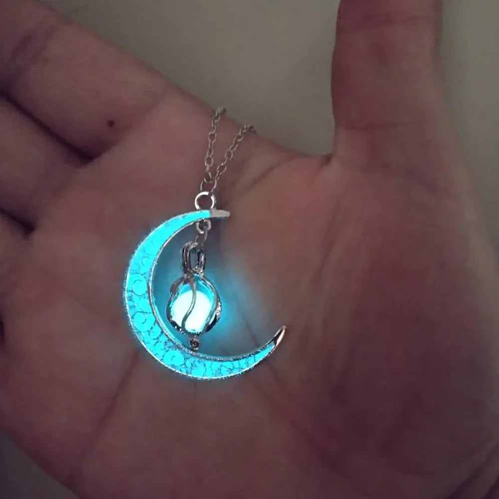 Mond Kette Glow-in-the-Dark
