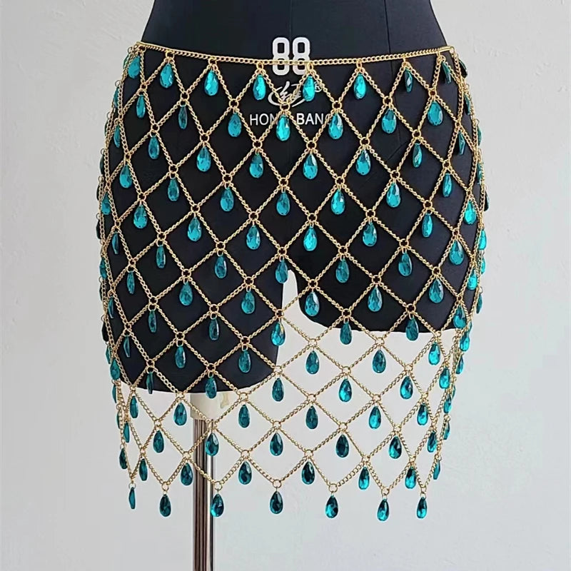 Crystal Skirt Festival Outfit