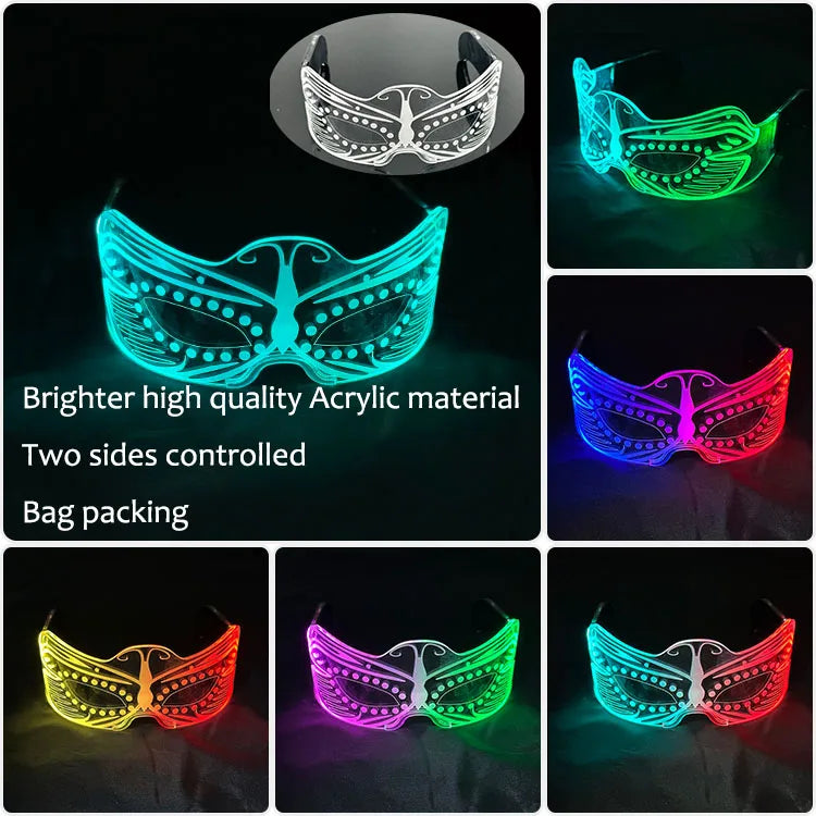 Led Cyberpunk Brille