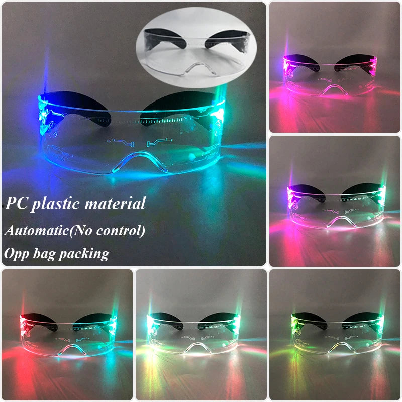 Led Cyberpunk Brille