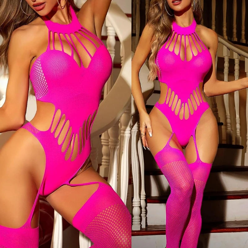 Bodystocking Neon Pink