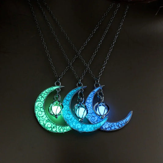 Mond Kette Glow-in-the-Dark
