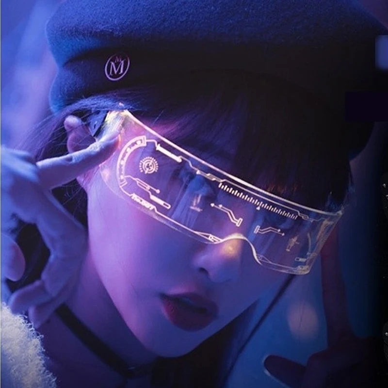 Led Cyberpunk Brille