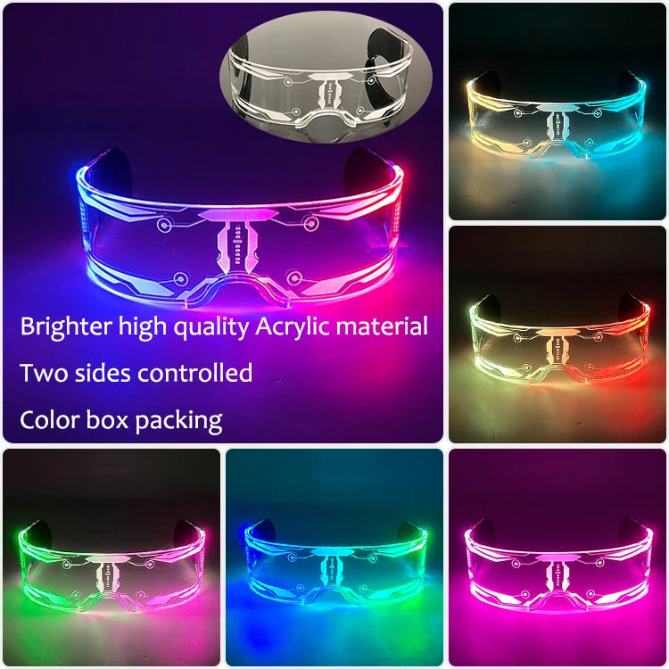 Led Cyberpunk Brille