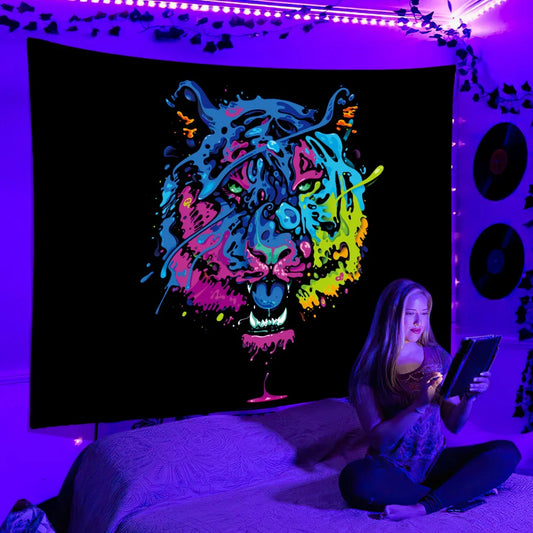 Tiger UV Wandtuch