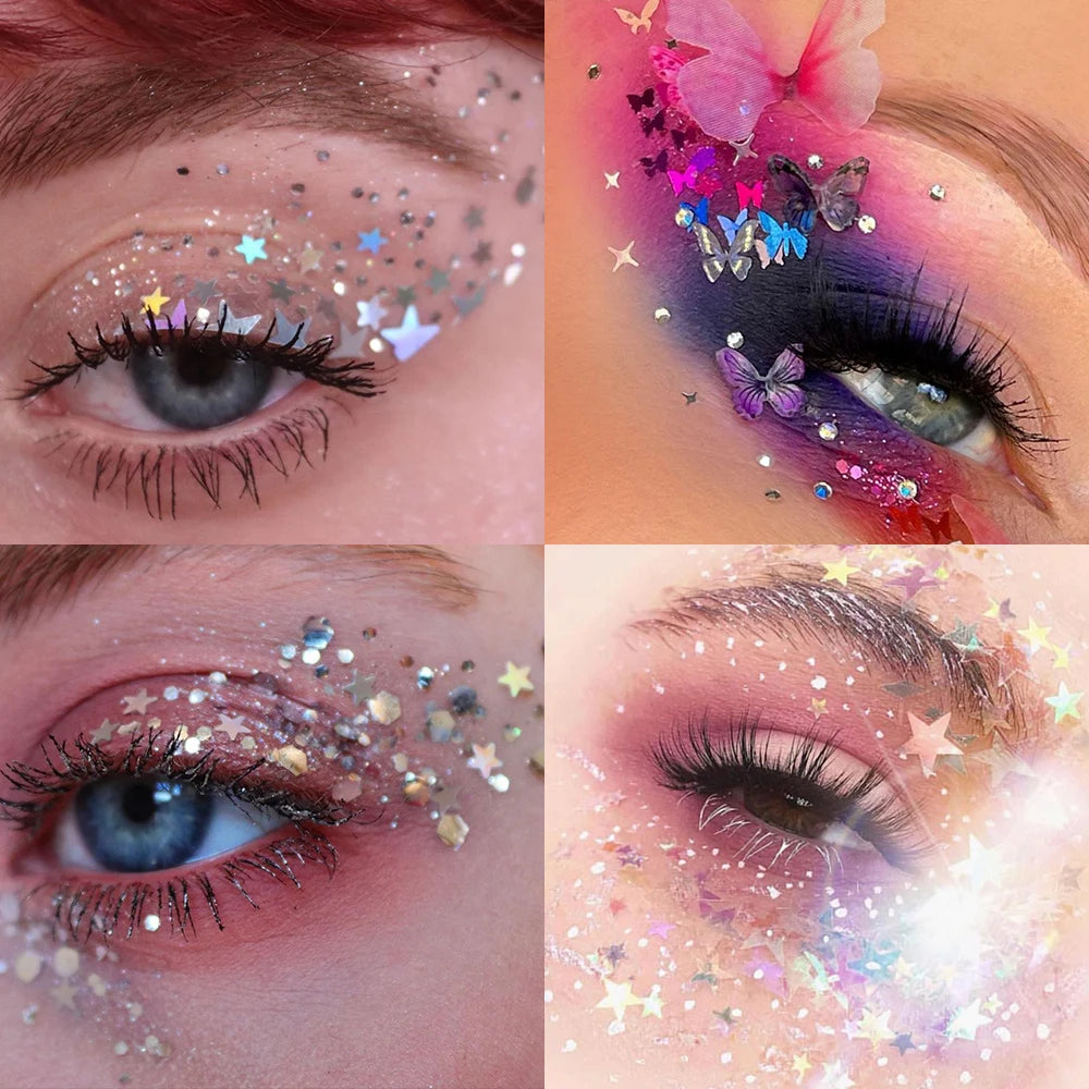 EyeShadow Glitzer 6 Farben