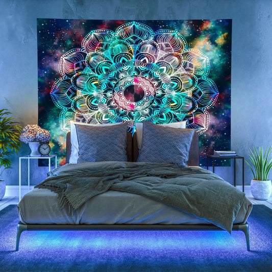 Nebula Mandala UV Wandtuch