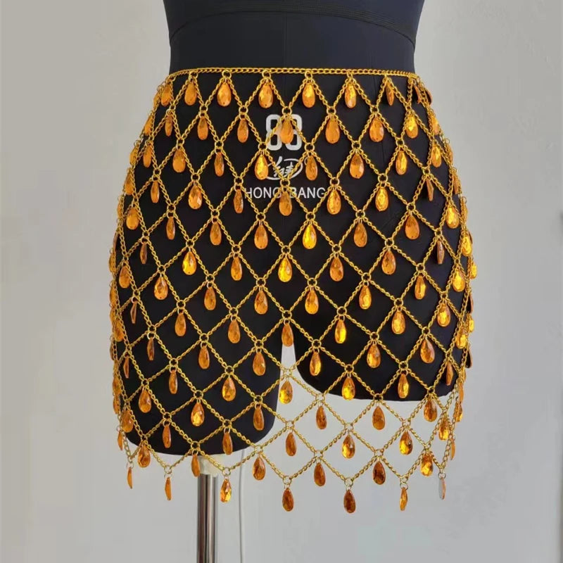Crystal Skirt Festival Outfit