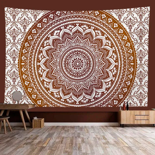 Mandala Wandtuch Floral