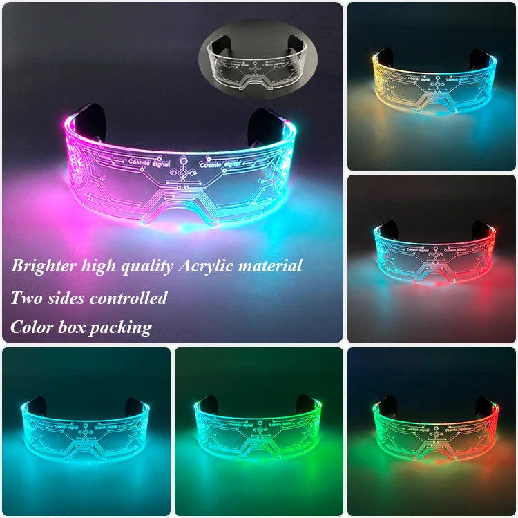 Led Cyberpunk Brille