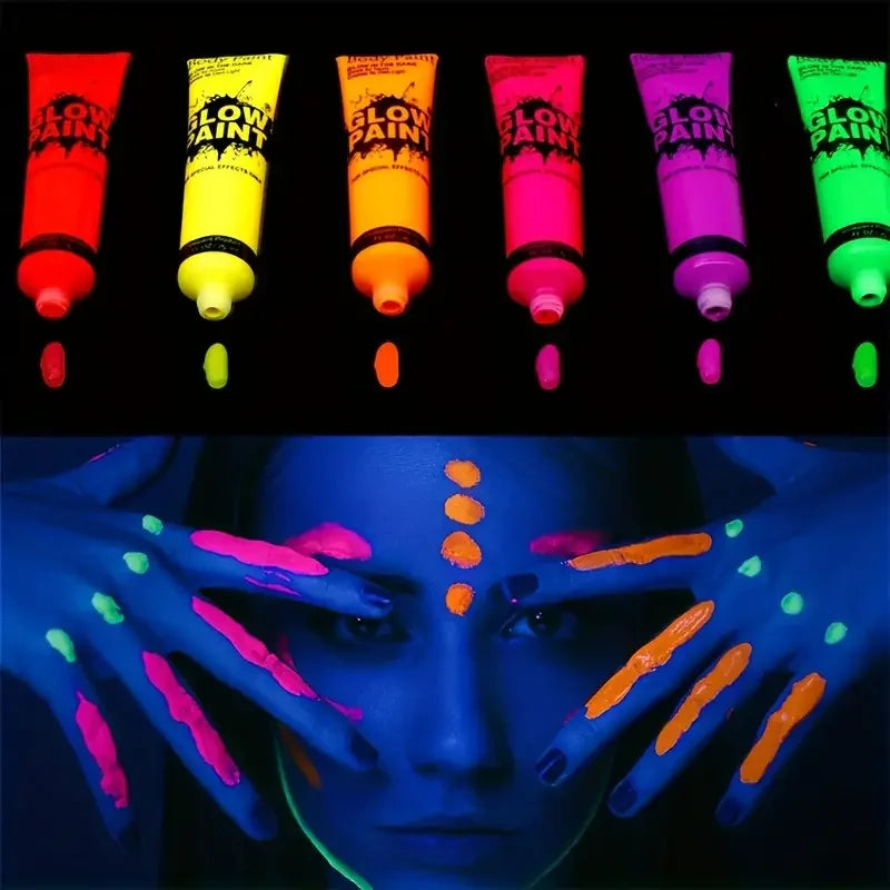 UV Bodypaint Liquid 6 Farben