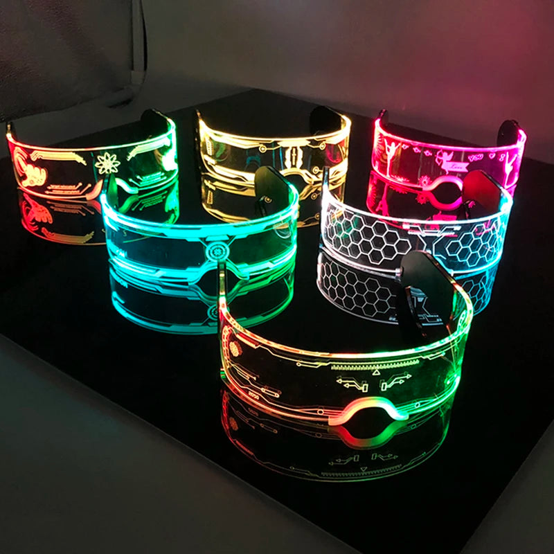 Led Cyberpunk Brille