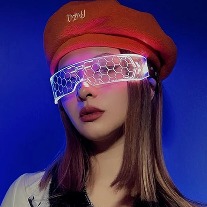 Led Cyberpunk Brille