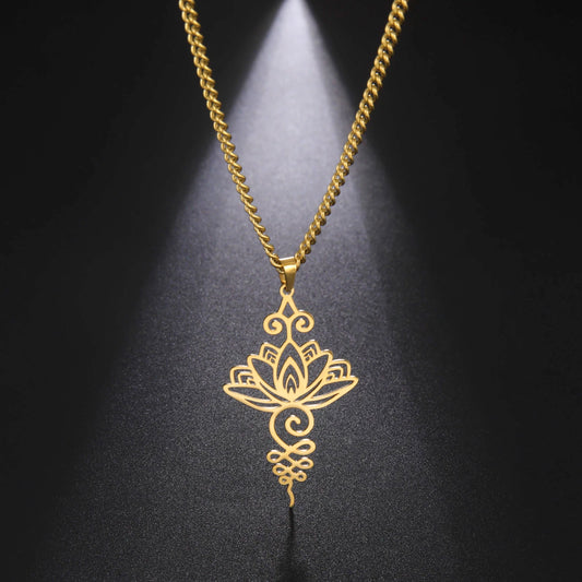 Unalome Lotus Kette