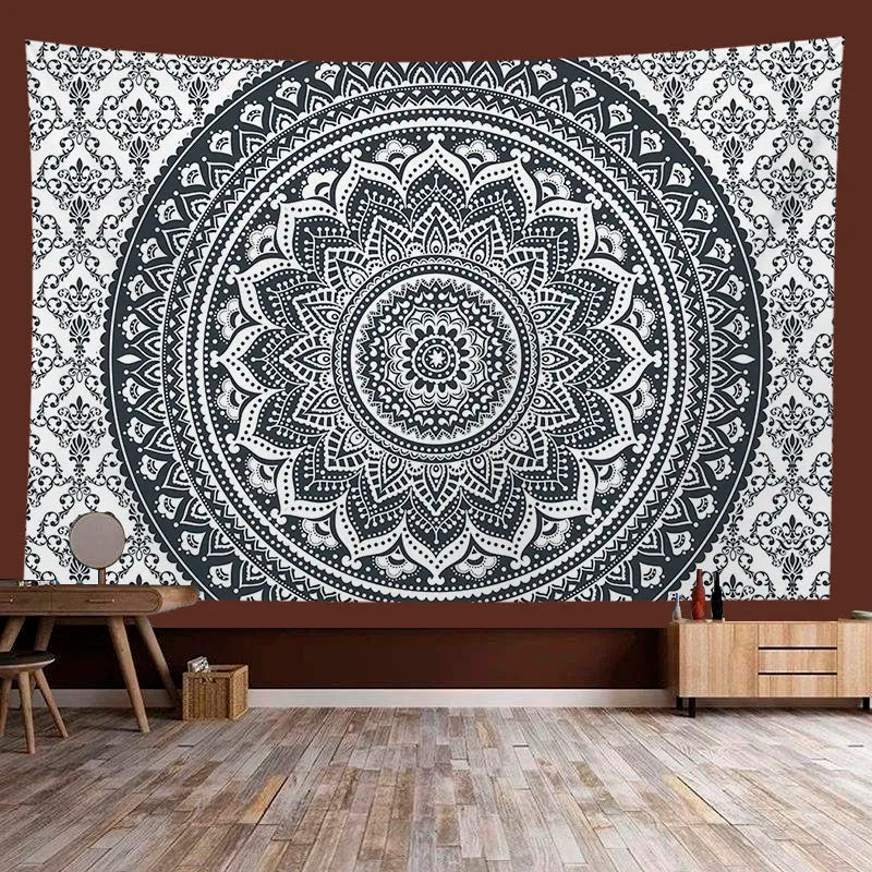 Mandala Wandtuch Floral