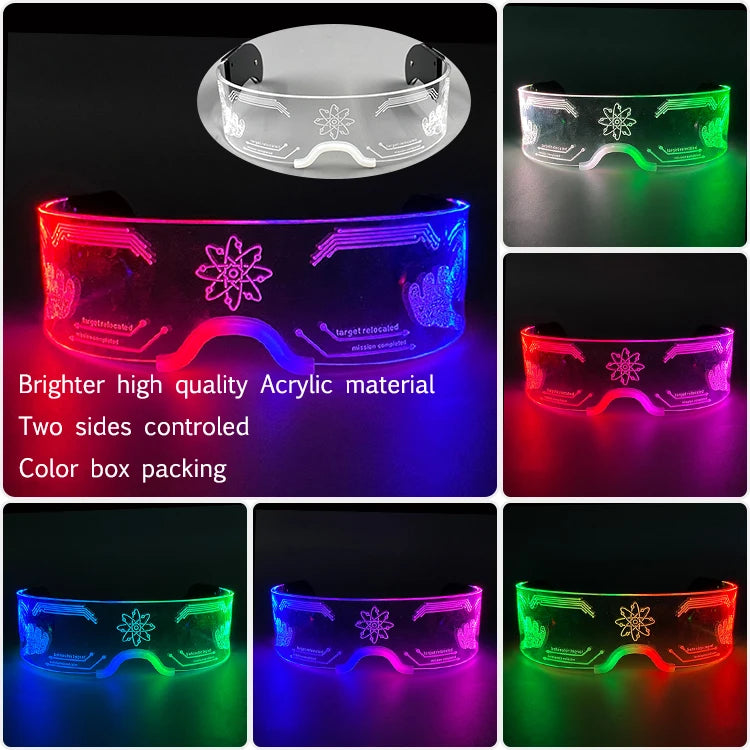 Led Cyberpunk Brille