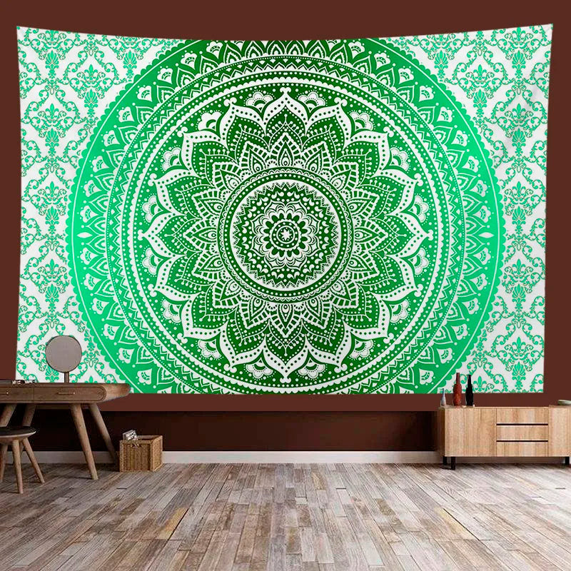 Mandala Wandtuch Floral