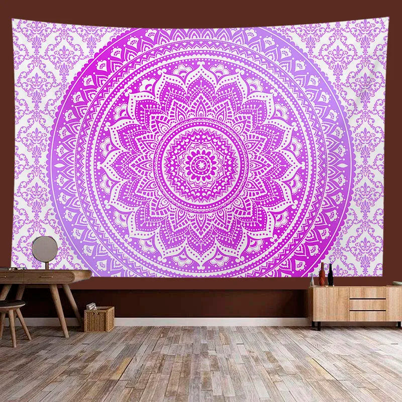 Mandala Wandtuch Floral