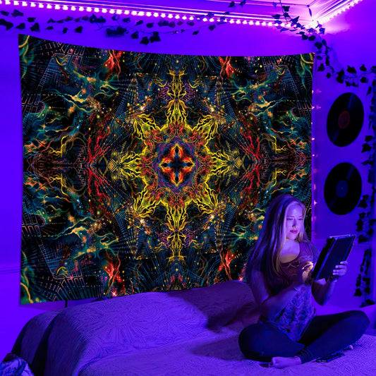 Fractal Mandala UV Wandtuch