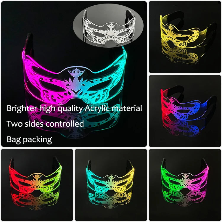 Led Cyberpunk Brille